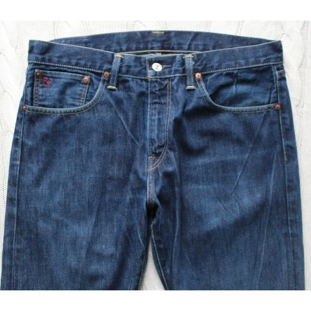 POLO RALPH LAUREN Men's Classic 867 Jeans, Size 33 x 30 - Picture 2 of 12